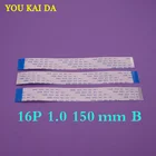 3 шт. 16 pin FFC FPC плоский гибкий кабель 1,0 мм Шаг 16 pin B обратныйанизотропия длина 150 мм ширина 17 мм ленточный гибкий кабель