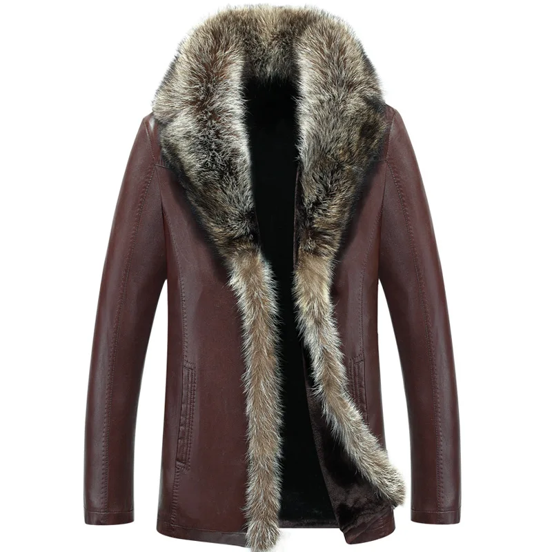 

Men Autumn Winter Leather Jacket Motorcycle Genuine Leather Jackets Male Business Casual Coats New Natural Sheepskin Clothing