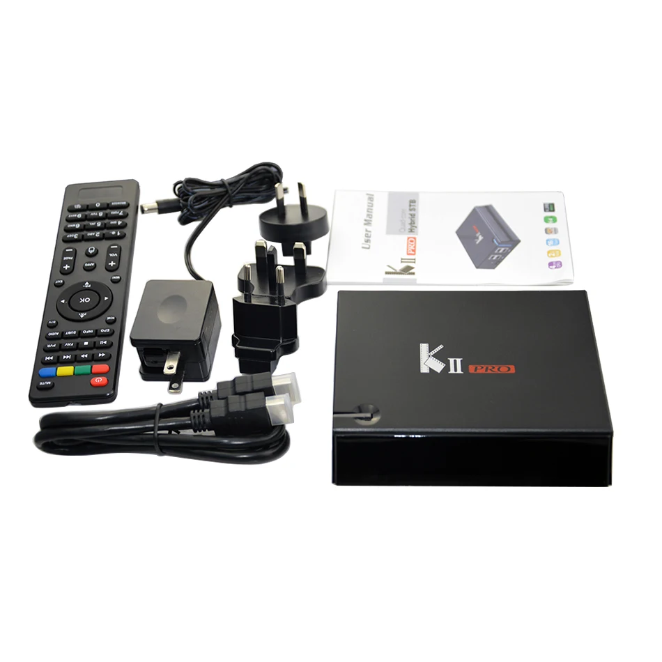 КИИ Pro S2 T2 Гибридных Android DVB TV box 2GB16GB S905 Amlogic Quad core BT4.0 Dual band Wi Fi КОДИ|hybrid android|s905 quad