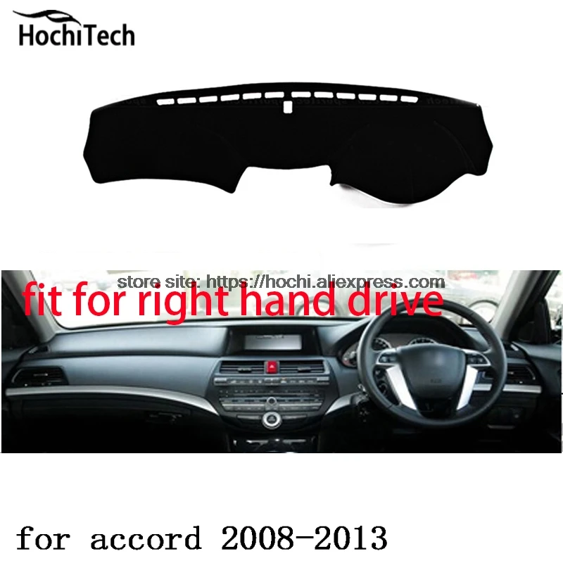 

for honda accord 04-16 right drive dashboard mat Protective pad black color car-styling Interior Refit Sticker Mat products