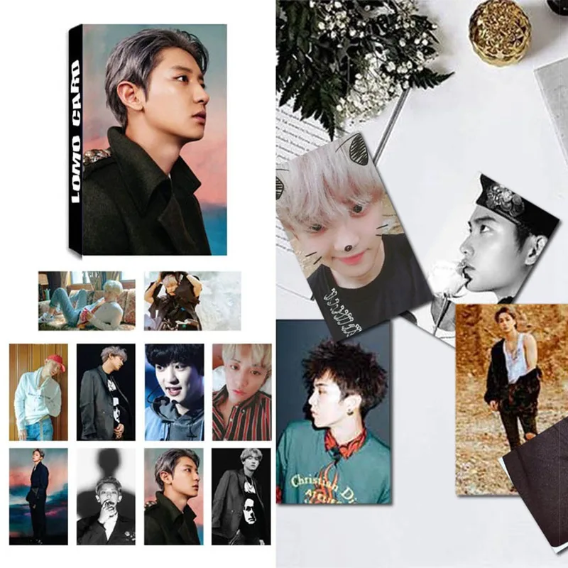 Новинка 2018 альбом KPOP EXO самодельная бумага ломо-карточка фотокарточка постер HD