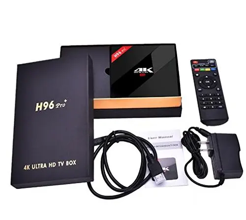 ТВ приставка с восьмиядерным процессором Amlogic S912 Android 7 1 3G/32G H96 Pro + 2 4G/5 8G Wi Fi H.265 BT4.1 4