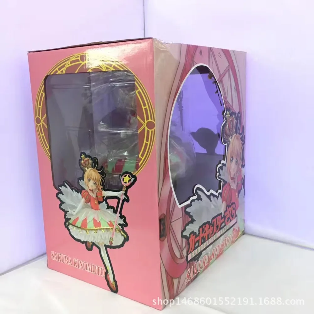LSY Sakura Волшебная карта девочка Сакура розовый цвет аниме Captor Syaoran фигурка