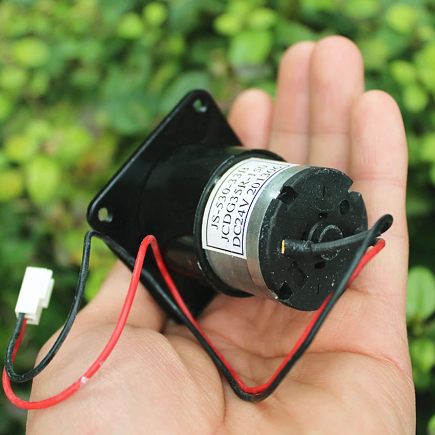 500 DC 24V Шестерни двигатель металлический редуктор коробка мини Скорость