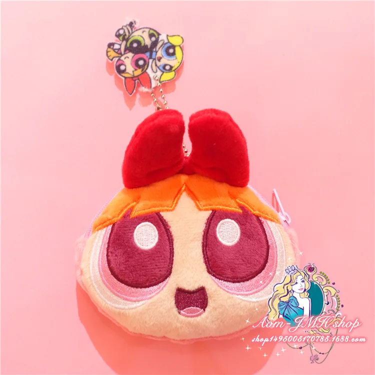FINETOYS The Powerpuff для девочек с пузырьками символ плюшевый Кошелек бумажник на молнии