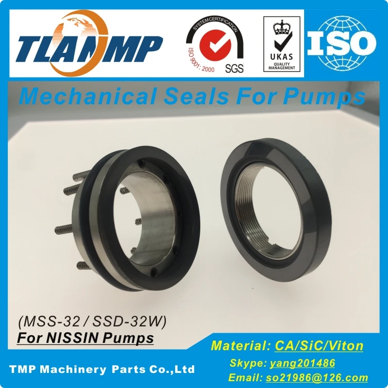 MSS 32 SSD 32W TLANMP механические уплотнения для размера вала мм NISSIN санитарные насосы