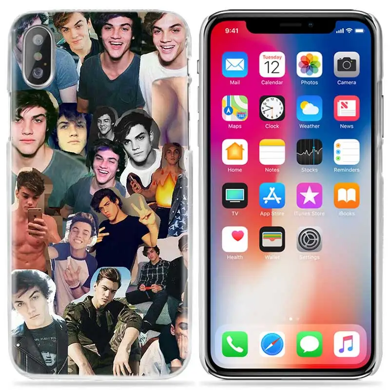 05 Чехол для iPhone XS Max XR X 10 7 7 S 8 6 6 S Plus 5s SE 5 4s 4 5C Жесткий пластиковый прозрачный чехол для телефона доланские Близнецы Грейсон Итан - Цвет: 05