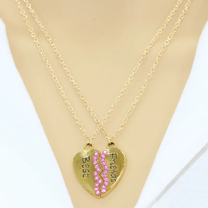 Центр трещин розовый кристалл &quotлучшие&quot и &quotдрузья&quot двойные части половина