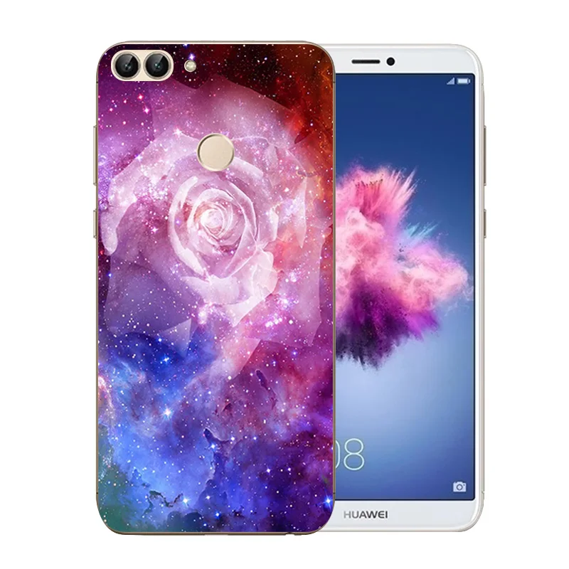 5 65 дюйма для Huawei P чехлы смартфонов мягкие Enjoy 7S Силиконовые Для FIG-L21 FIG-LX1 LX2 LX3