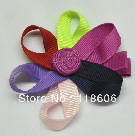 

Заколка для волос Rainbow Pinwheel с бантом, 4,5 зубчатый зажим