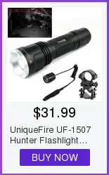 UniqueFire 1508 T50 фонарик корпус без светодиодов и водителя 50 мм выпуклая линза черный подходит для 850NM/940NM