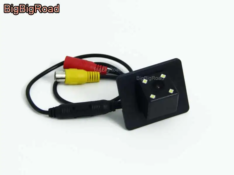 BigBigRoad для Mazda 3 Mazda3 Axela седан BM CCD заднего вида Обратный Парковка Камера с RCA Порты и разъёмы адаптер