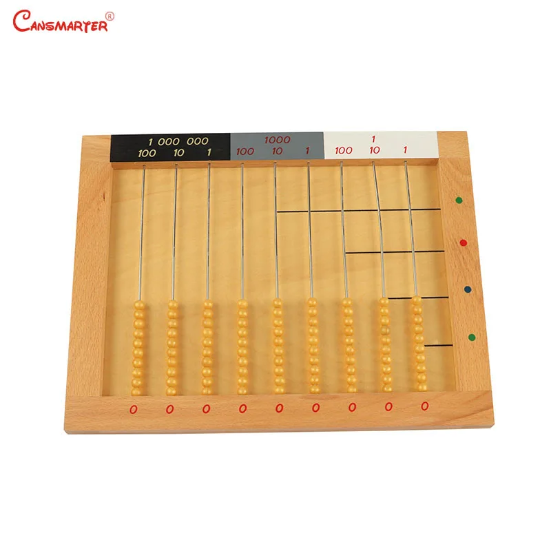 Обучающие математические игрушки деревянный материал Монтессори детские