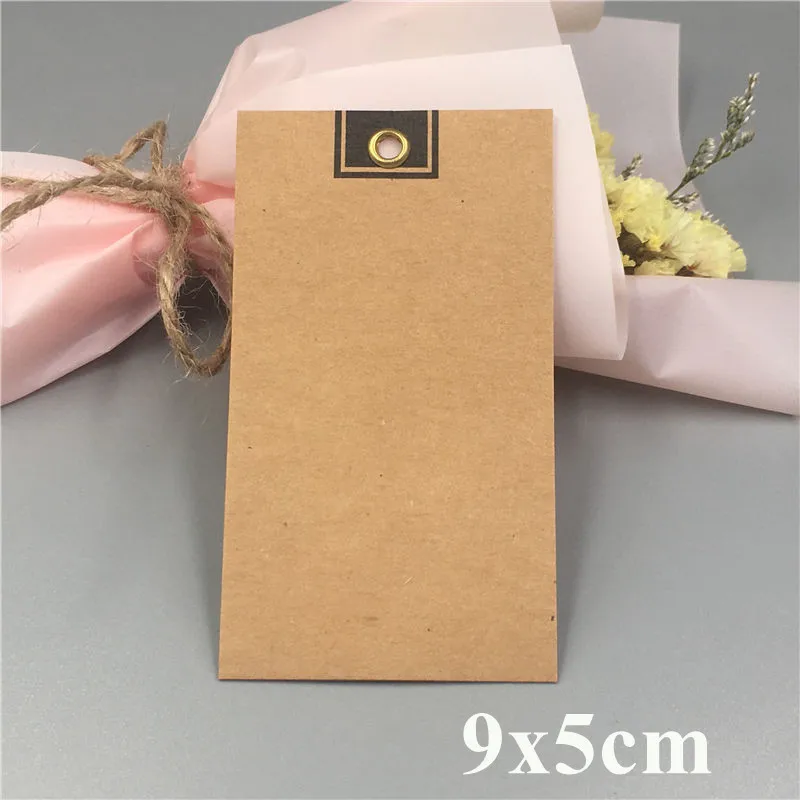 

Квадратная бумага из крафт-бумаги, 50 шт./лот, 9x5 см