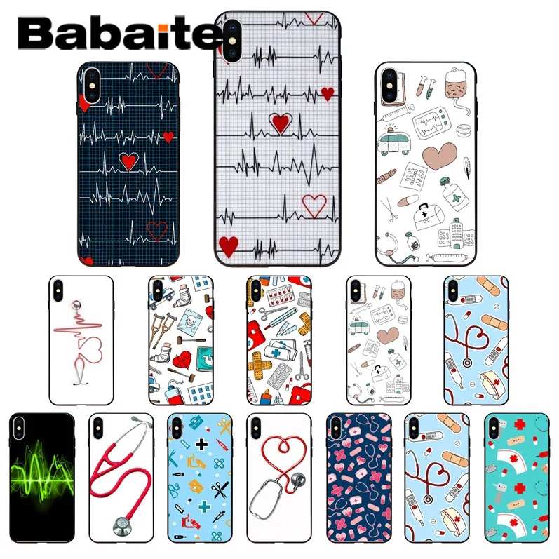 Мягкий Силиконовый ТПУ чехол для телефона Babaite медсестра медицинская медицина
