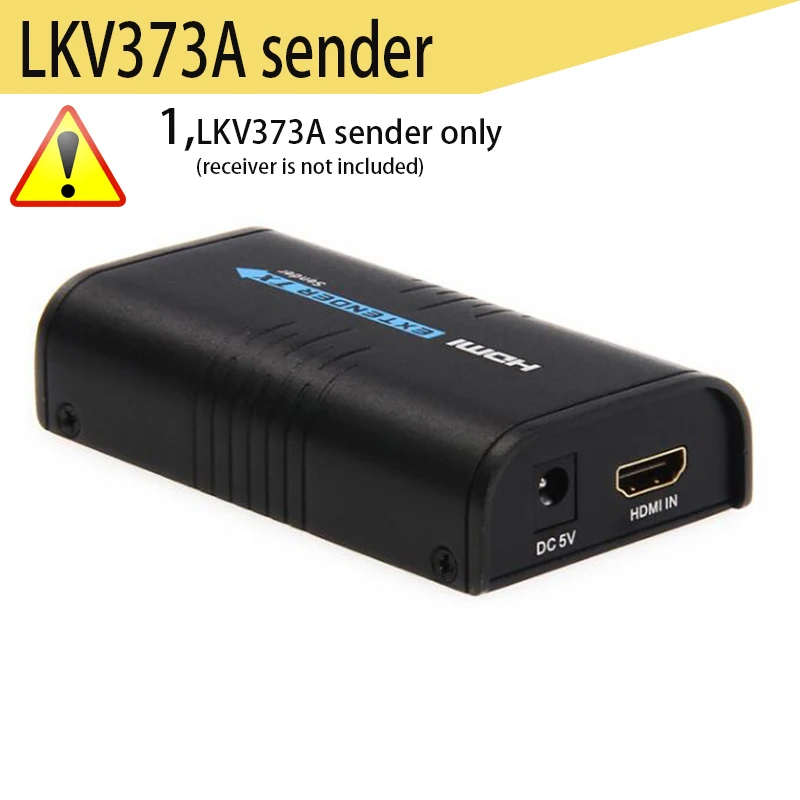 373A sender only LKV373A HDMI удлинитель V3.0 TCP/IP совместимый до 120 м поддерживает 1 Отправитель в N приемники - Цвет: 373A sender only
