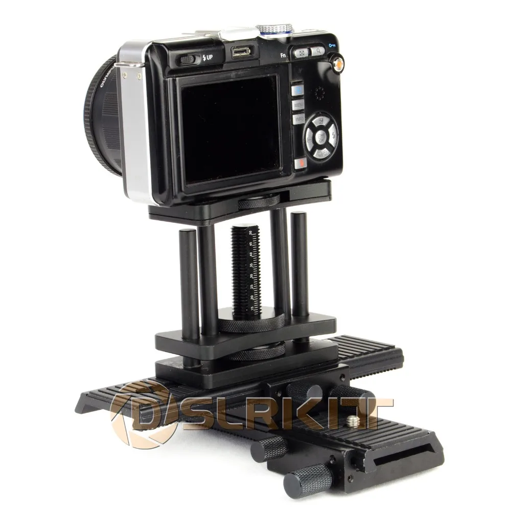 DSLRKIT 6 way Macro Shot Focus Rail Slider вверх вниз вправо влево назад|Штативные головки| |