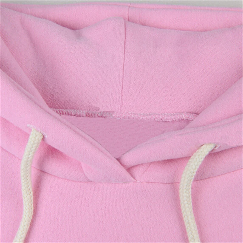 Autumn Women Hoodies Sweatshirts New Hot Sale Long Sleeved Thick Casual All-match Solid Leisure Hooded Hoodie Loose Tops WH0211 | Женская