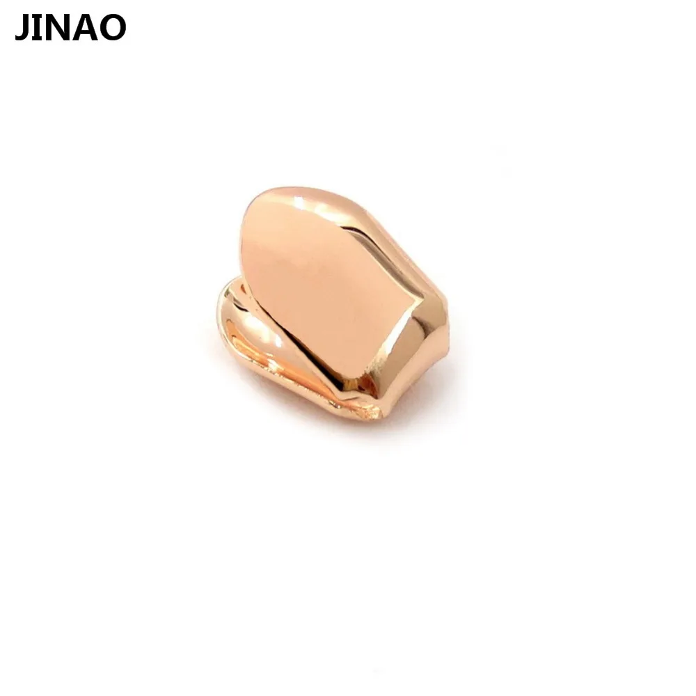 Jinao для хип-хопа Золото Тон Скорпион и корона сердце форма съемный Grillz(двойные капы для зубов) для верхней или нижней зубов Твердые