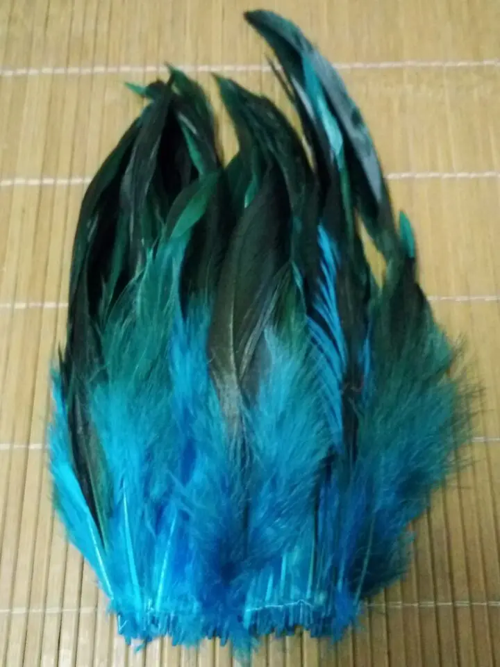 Лидер продаж! Продажа высококачественных голубых перьев фазана 20 шт./лот 5-7