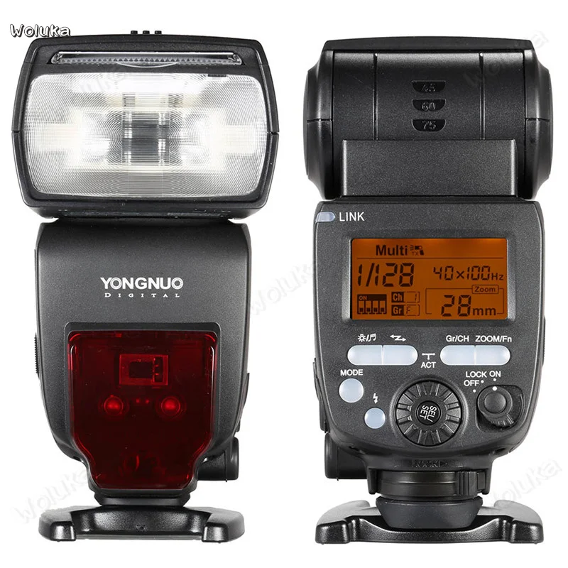 YN660 GN66 Flash Speedlite with a Built-in 2.4 GHz Wireless Transceiver and Master Slave Modes-Compatible For C/N/P CD50 T07 | Электроника