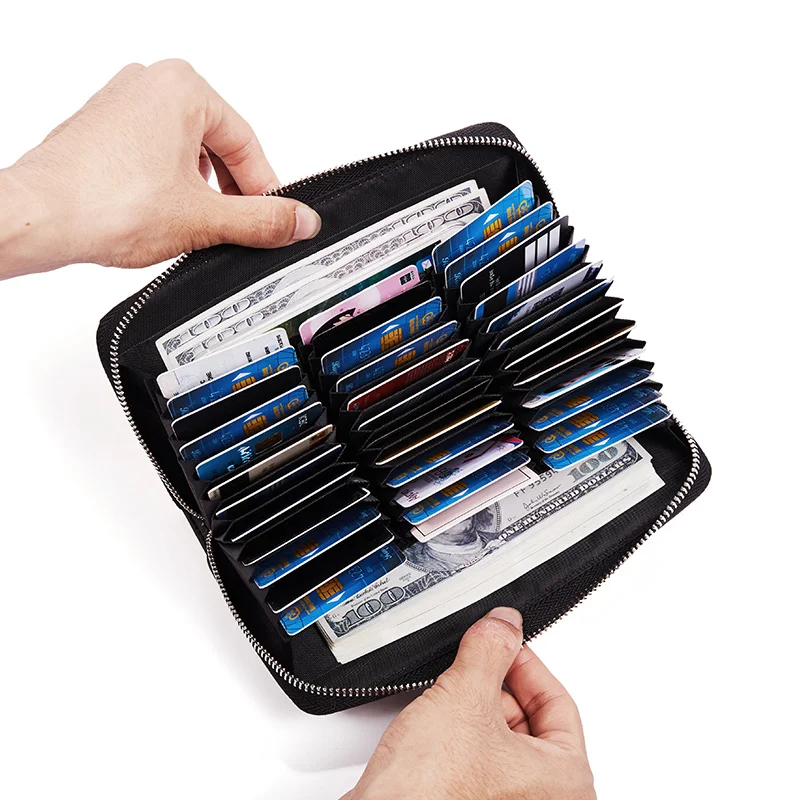 CHALLEN RFID кошелек для женщин и мужчин из натуральной кожи женский дорожный кошелек на молнии Женский кошелек 36 держатель для карт мини Чехол жен