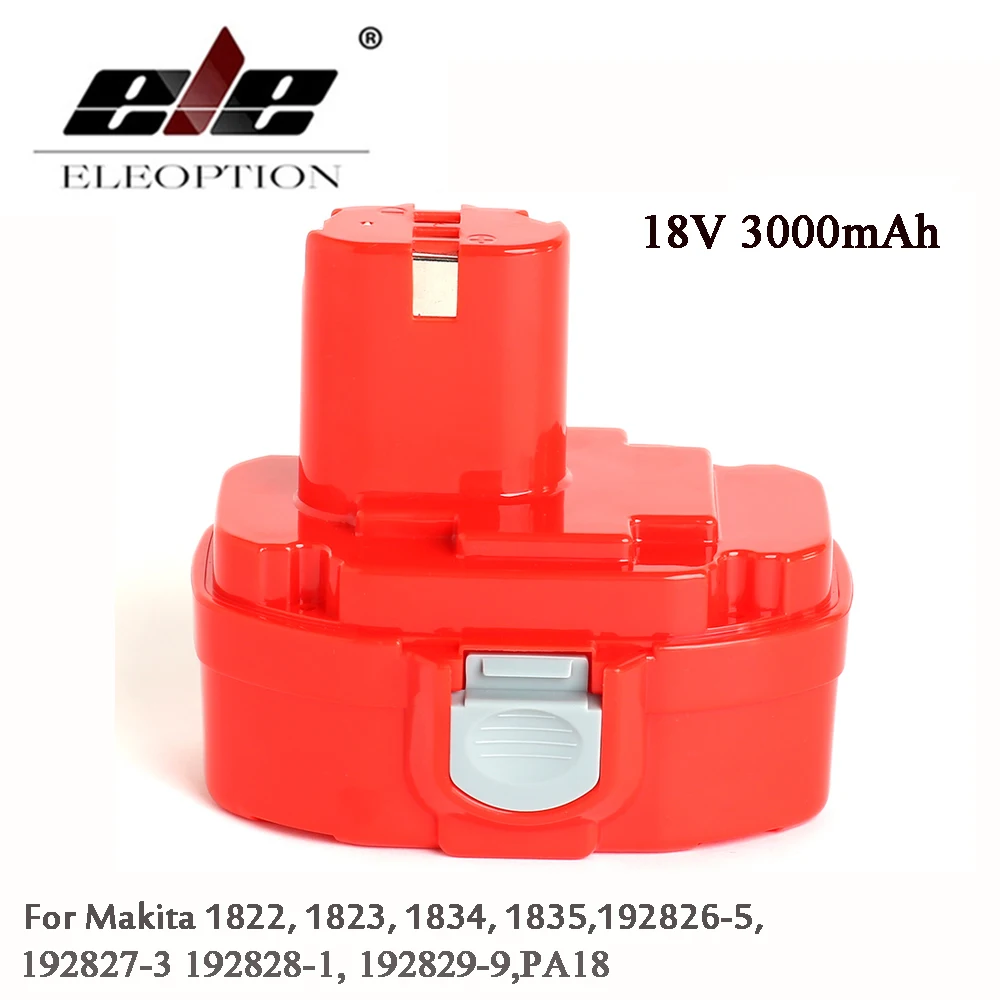 Аккумуляторная батарея Ni MH 18 в 3000 мАч для Makita 1822 1823 1834 1835 192826 5 192827 3 192828 1 192829 9