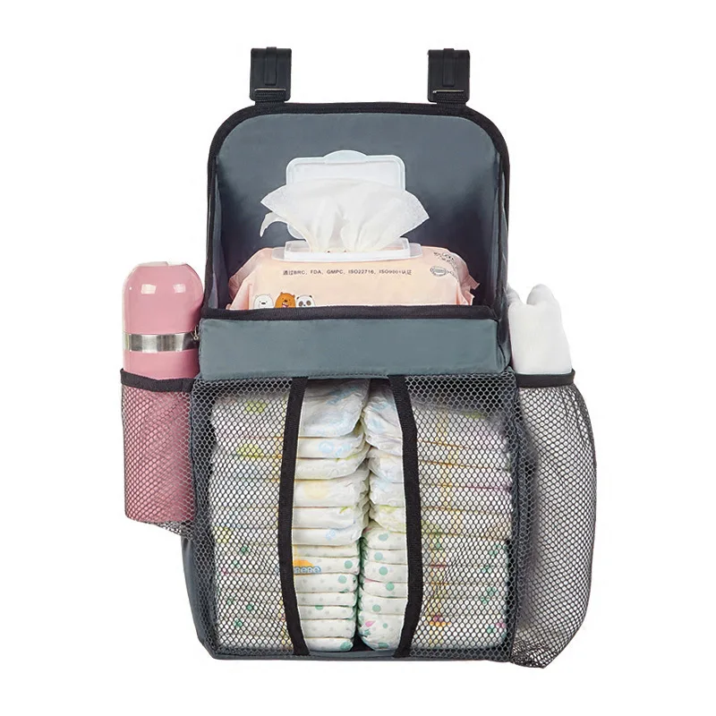 Нейлоновая сетчатая детская кровать прикроватная тумбочка сумка для