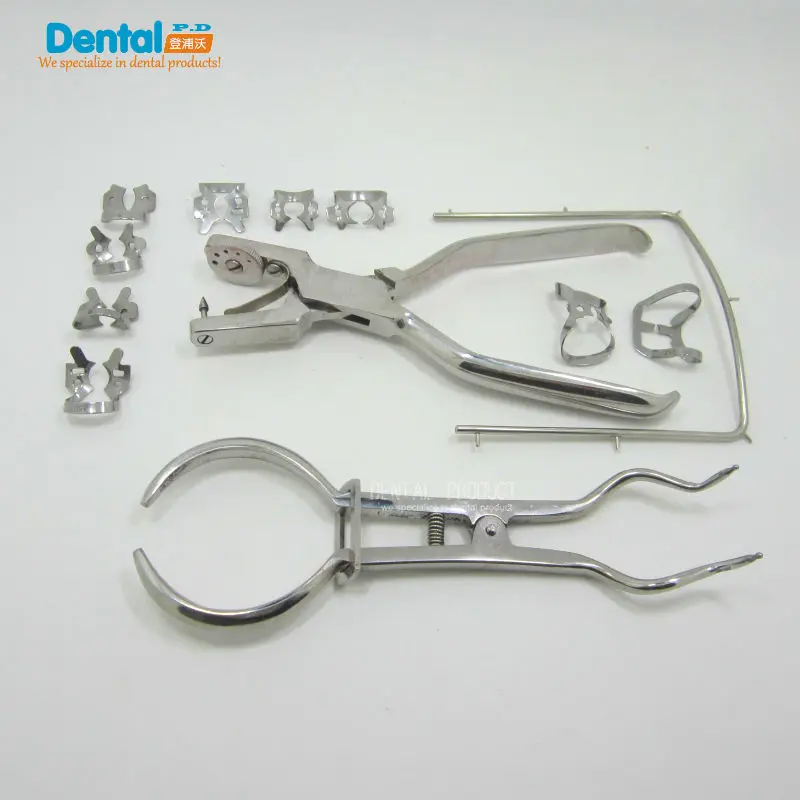 1 Set Teeth Care Dental Dam Perforator Dental Dam Hole Puncher Dental Rubber Dam Puncher For Dental Lab