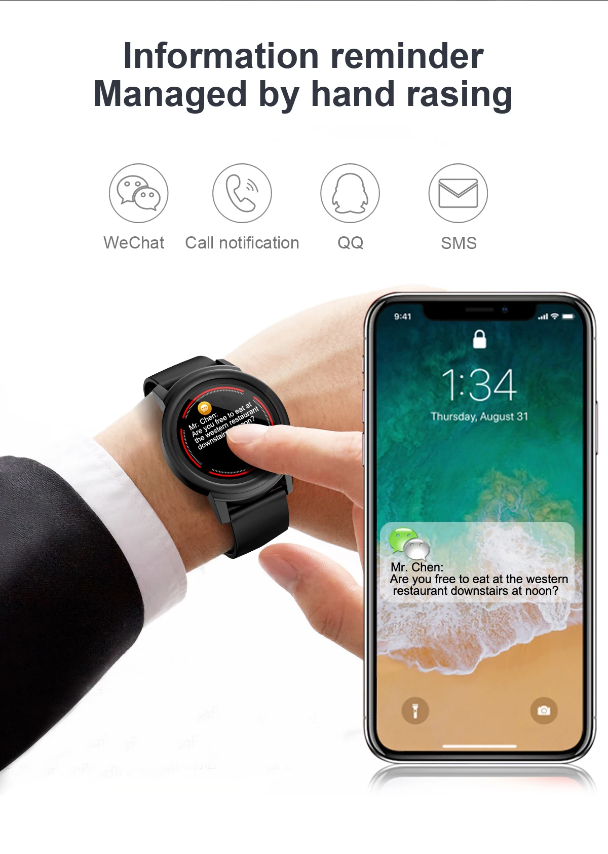 Смарт часы мужские спортивные цветной экран монитор сердечного ритма IP67