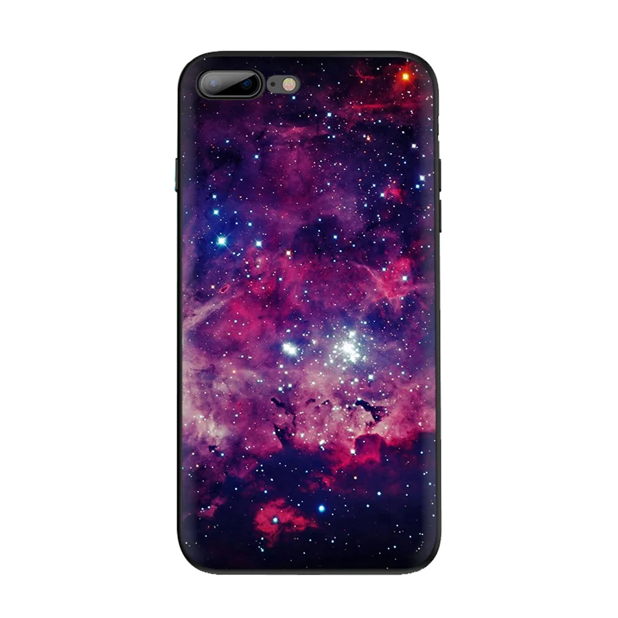 Desxz Interstellar фиолетовый космический клуб мягкий TPU чехол для iPhone 5 5S SE 6 6s 7 8 Plus X XR XS MAX