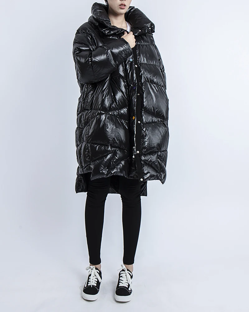 Puffer jacket women plus size duck down jacket winter coat women Outerwear Female Long Casual Light ultra thin Warm Parka