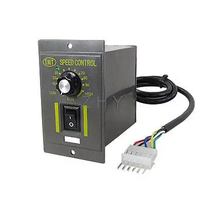 US 51 60W AC 110V 6 контактов штекер скорости двигателя контроллер|Контроллер двигателя|