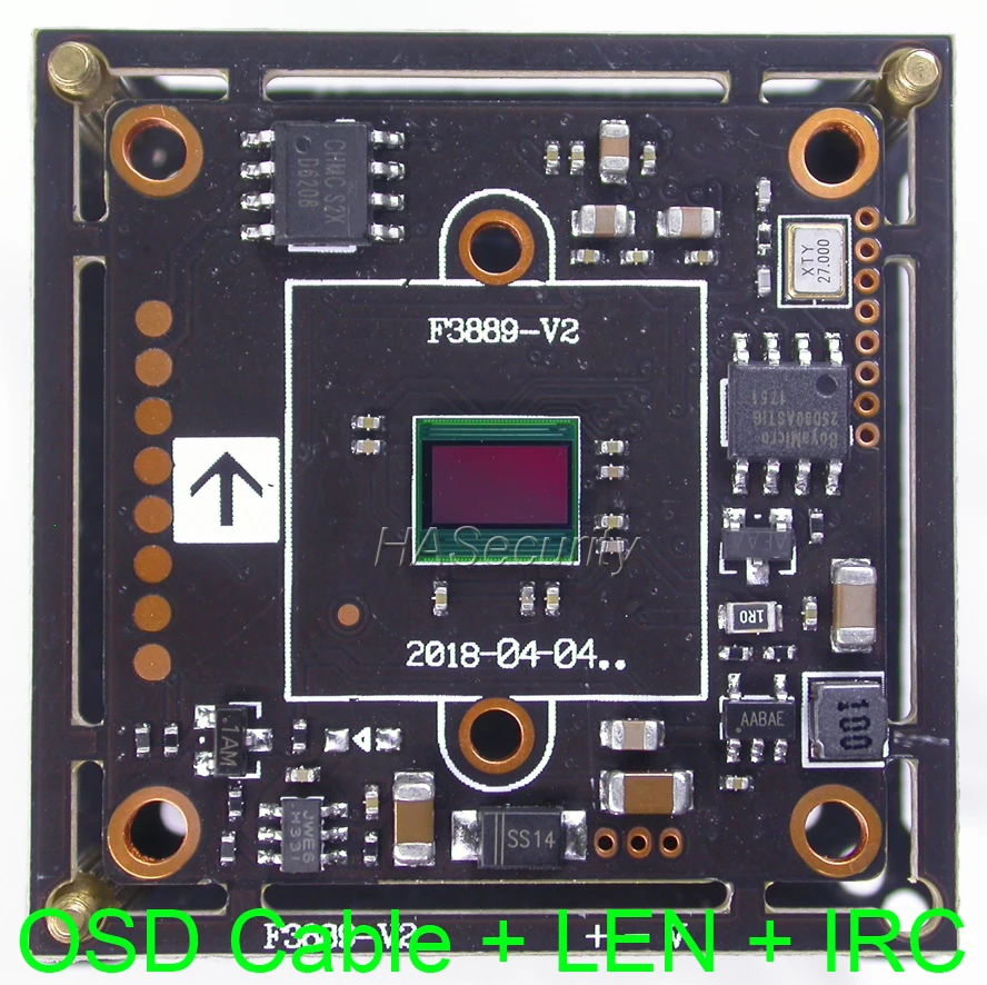 AHD 4MP 1/3 &quotOmniVision OV4689 CMOS датчик изображения FH8538 CCTV модуль камеры PCB плата + OSD кабель