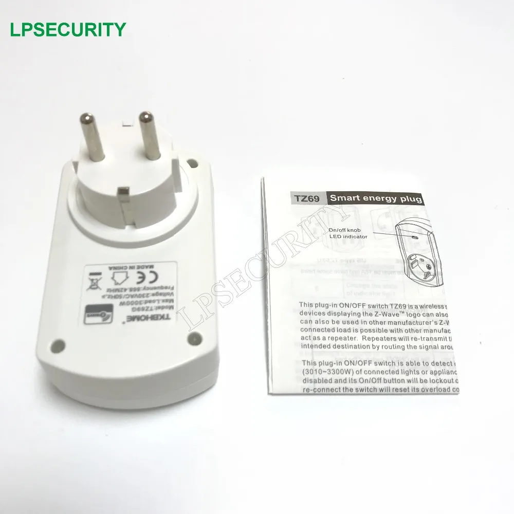 Переключатель включения/выключения TZ69G/F/E/C/U/A Z Wave Plus с измерителем