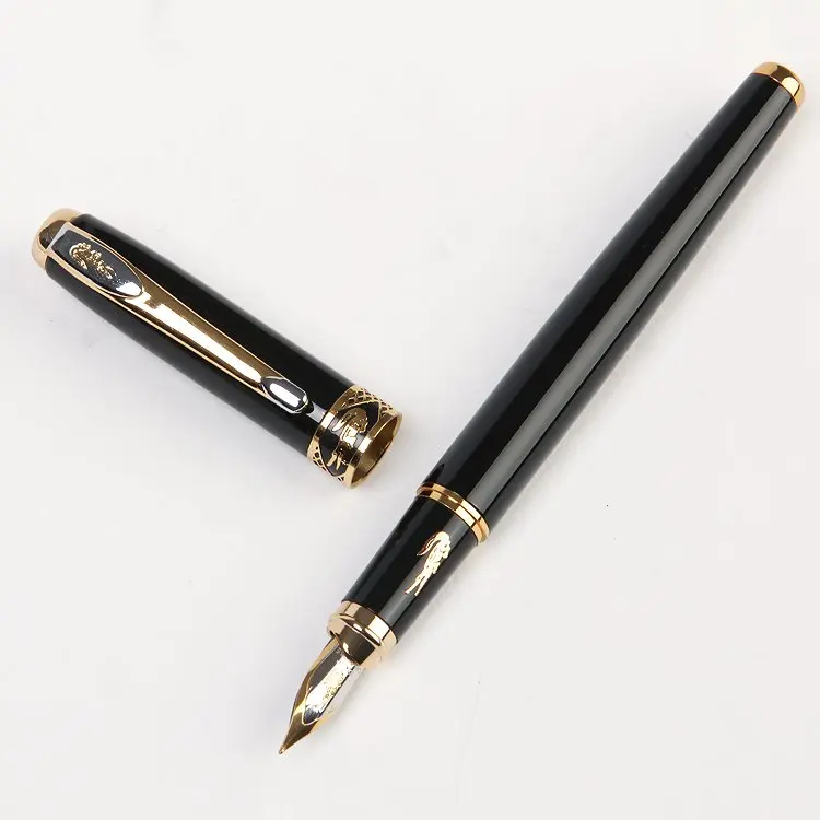 Ручка перьевая металлическая с наконечником 0 7 под крокодила|brand fountain pen|fountain
