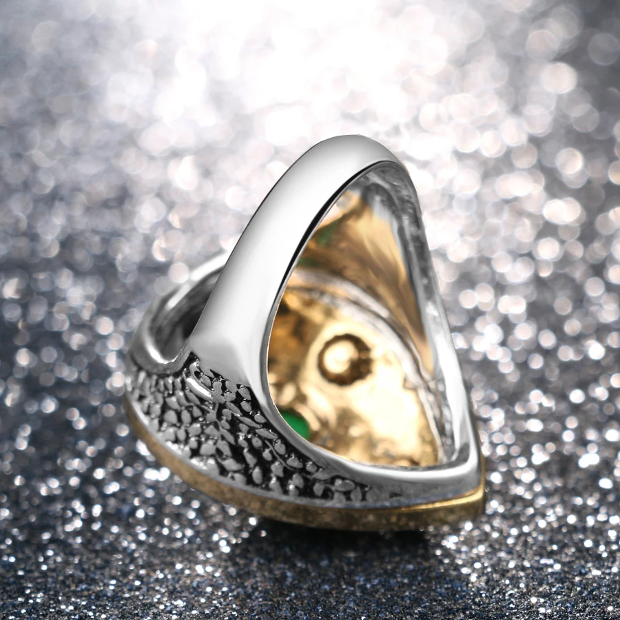 Из Индии большие кольца для женщин золотого цвета винтажные капли воды