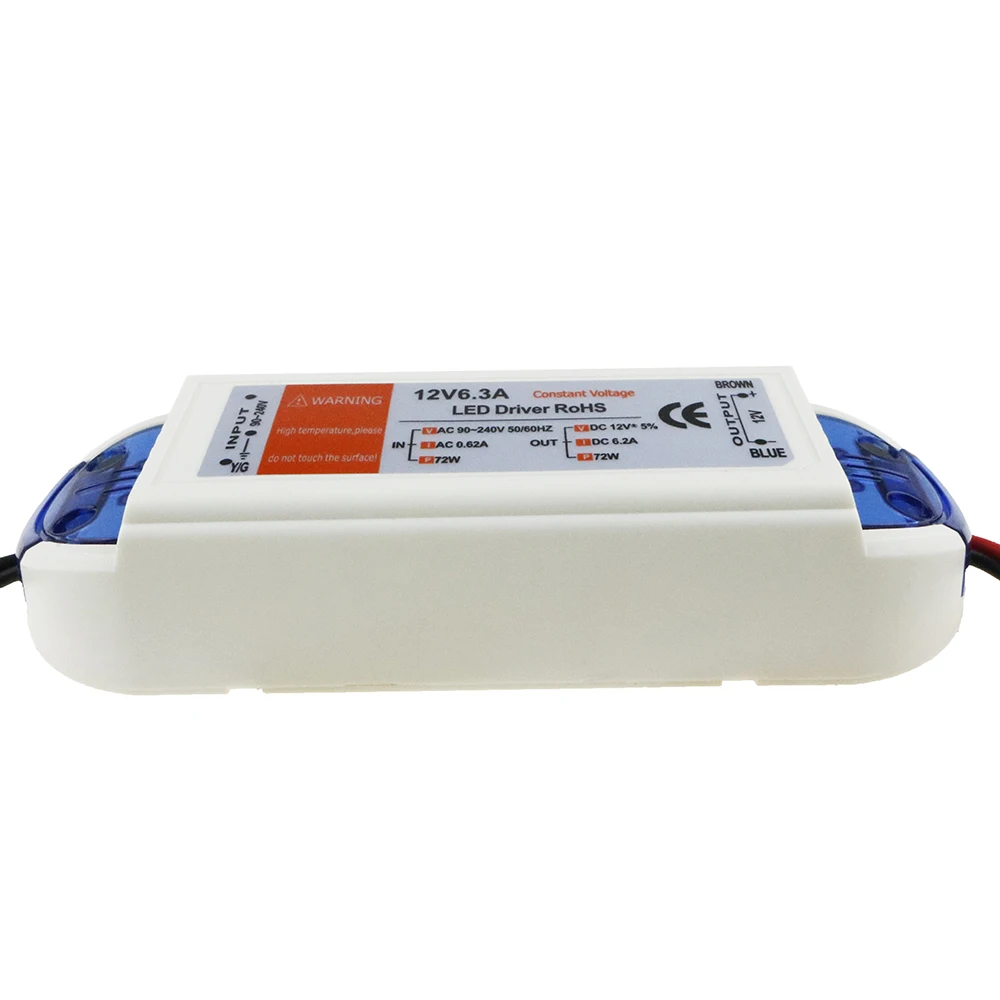1 шт. светодиодный драйвер для освещения 12 В 240 А 72 Вт|transformer current|transformer lighttransformer led