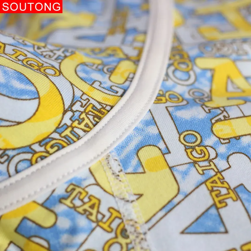 Soutong, нижнее белье, зимнее мужское, теплое, термобелье, хлопок, кальсоны, трусы с буквенным принтом, термобелье для мужчин