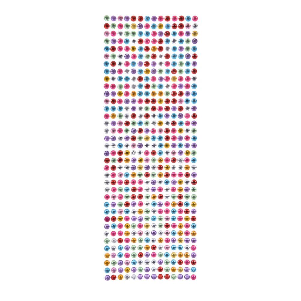 504 шт./компл. 6 мм самоклеющиеся Flatback Стразы прочно держаться на поверхности бриллиантовый блеск драгоценных камней поделки декор для компьютера, мобильного телефона
