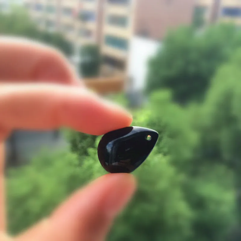 

12pcs 16*22mm Smooth Black Crystal Glass Tear Drop Pendants (Free Rings)For Chandelier/ Curtain Parts, Diy Jewelry Pendants