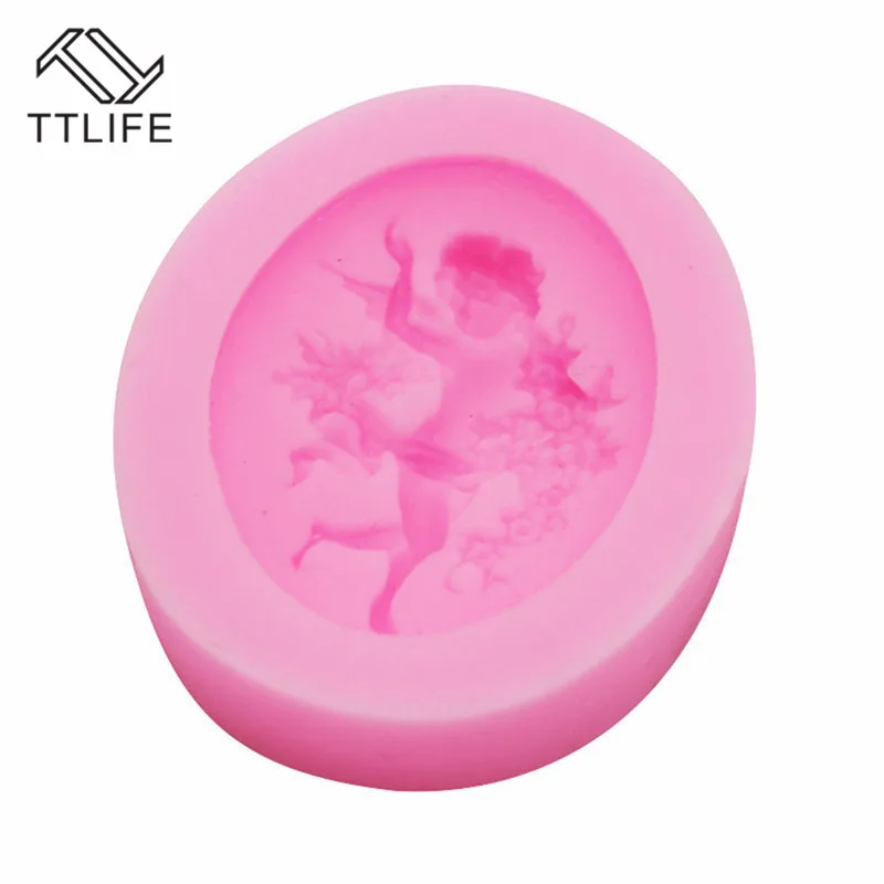 Силиконовая форма TTLIFE в форме ангела губка помадки тортов украшения инструменты