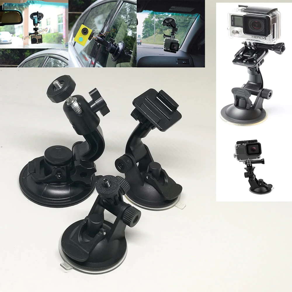 7 см/9 см присоска для Gopro Hero 6 5 Black SJ4000 Xiaomi Yi 4 K Mijia k H9 с адаптером штатива Go Pro
