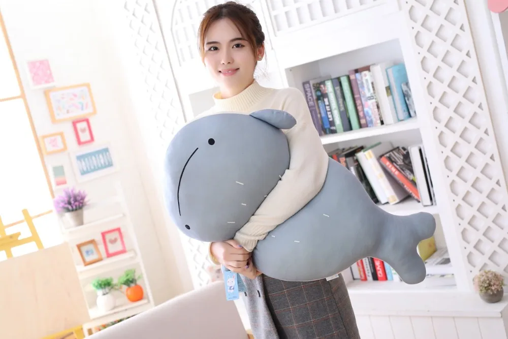 Милый мультфильм КИТ seabird лиса медведь плюшевая подушка животное мягкая кукла плюшевый игрушечный КИТ декоративная подушка для дома для детей