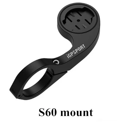 I gps-порт IGS50E компьютер gps Велоспорт Bluetooth 4,0 ANT+ велосипед беспроводной компьютер цифровой спидометр подсветка IPX7 водонепроницаемый - Цвет: S60 mount