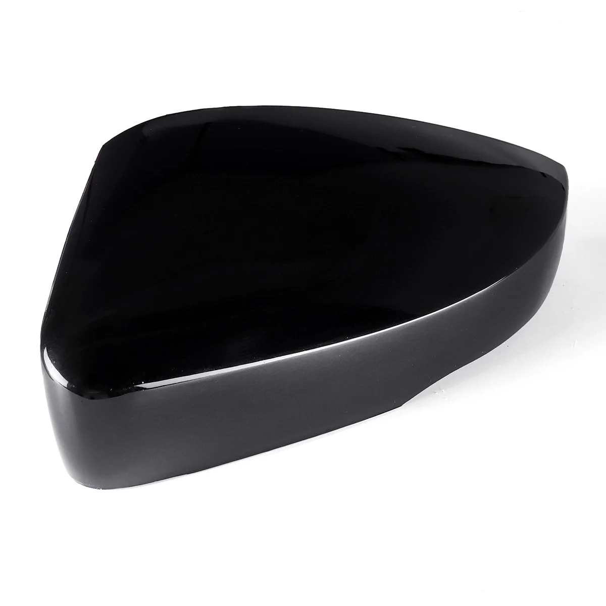 1Pcs Left 1 пара левая/правая для Volkswagen для VW Polo 2009- Боковая дверь крыло зеркало крышка крышки оболочка окрашенная черная - Цвет: 1Pcs Left
