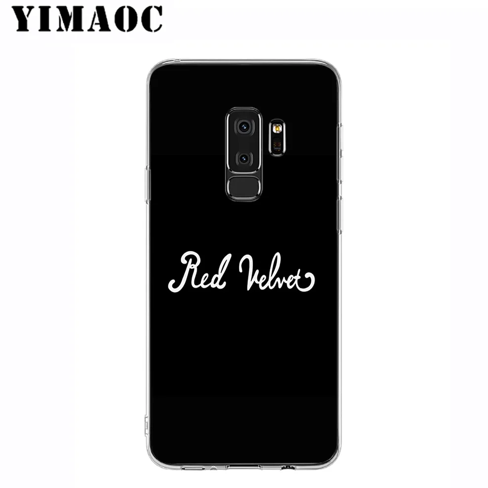Yimaoc в звездочку красное бархатное K поп Мягкий силиконовый чехол для samsung Galaxy A5 A6