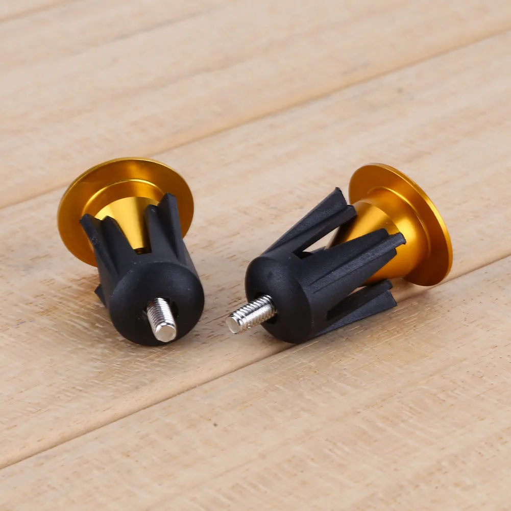 Одна пара алюминиевых велосипедных ручек для руля велосипеда рукоятка торцевая