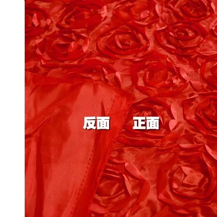 Трехмерная 3d Роза свадебный реквизит декоративная ткань ковровая вырез