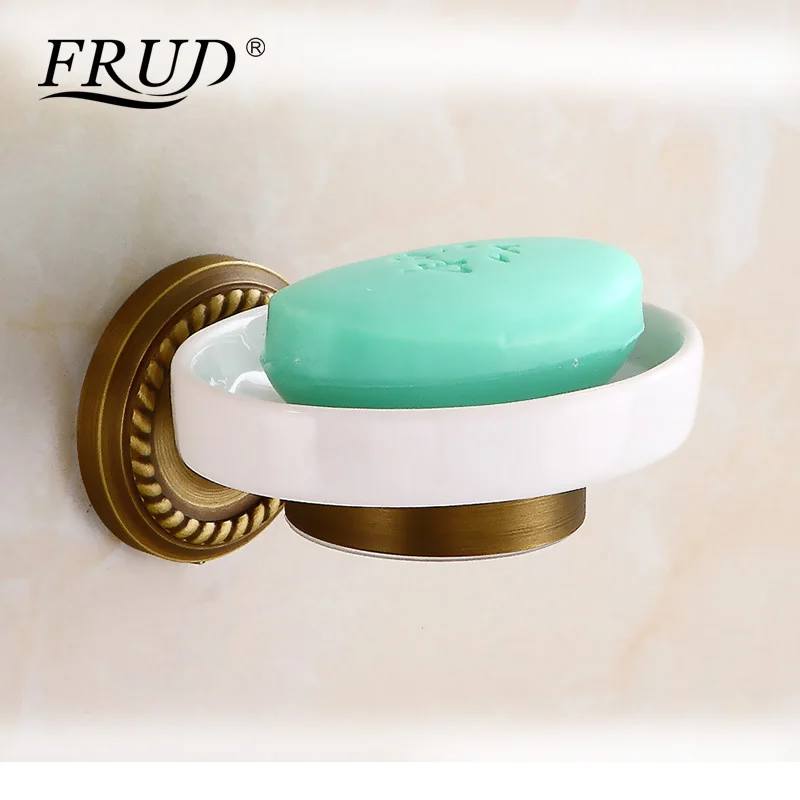 FRUD Античная мыльница медная основа держатель мыла модная матовая украшение дома